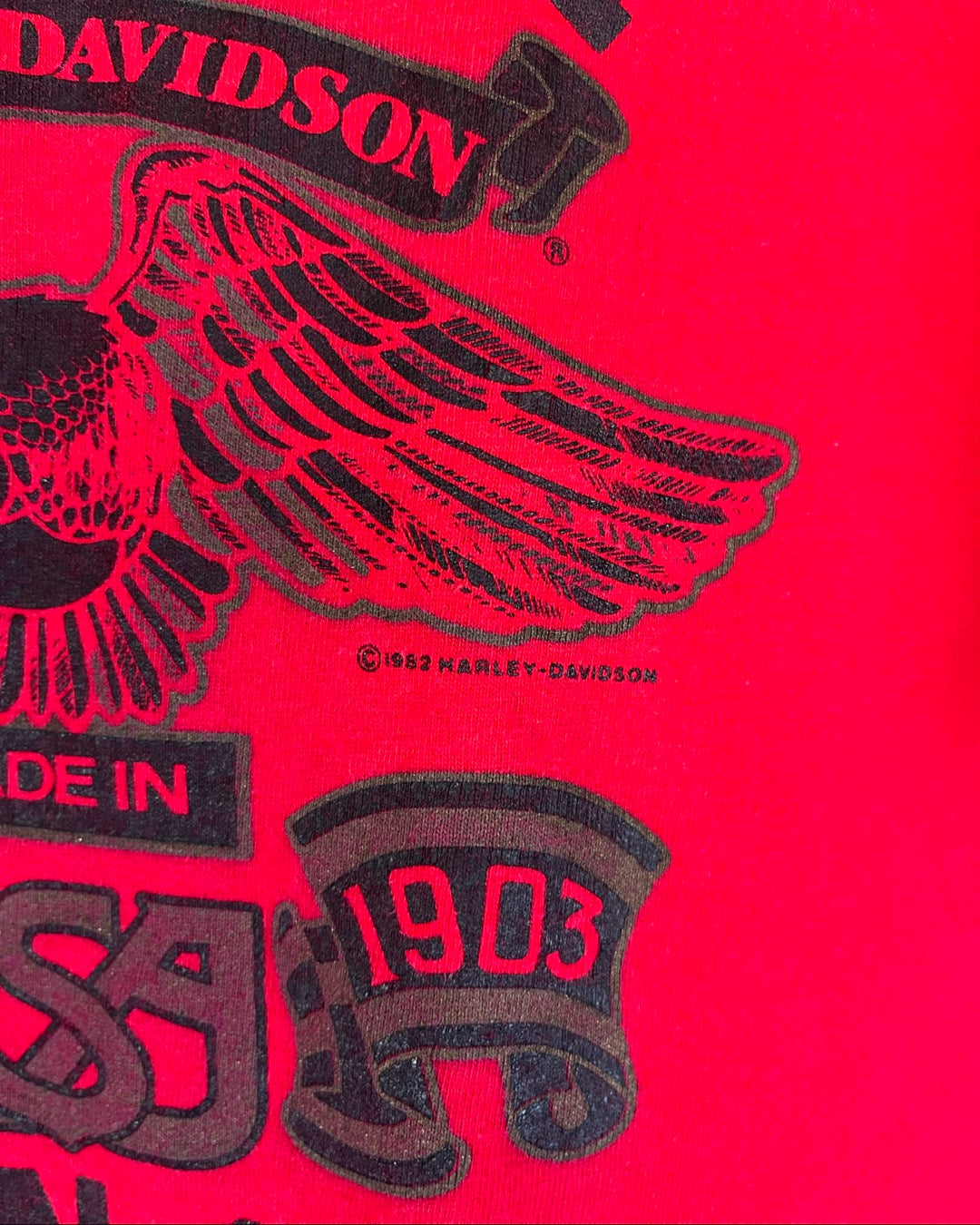 80s-90s Harley-Davidson T-Shirts USA eagle logo / Tシャツ アメリカ製 シングルステッチ