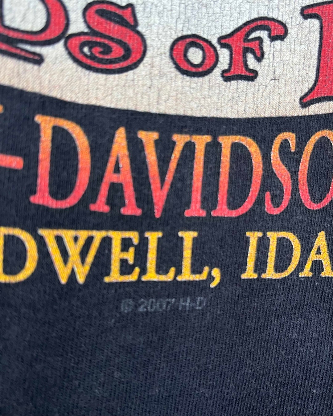 00s Harley-Davidson T-Shirt Made in USA / Tシャツ アメリカ製 フレイム 戦闘機 バイク