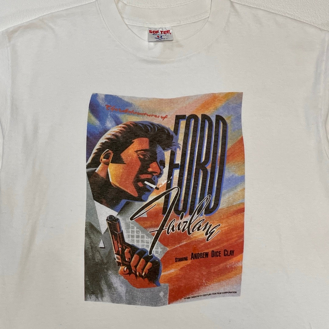 90s The Adventures of Ford Fairlane T-Shirt Movie  Made in USA Softee  / Tシャツ 映画 アメリカ製