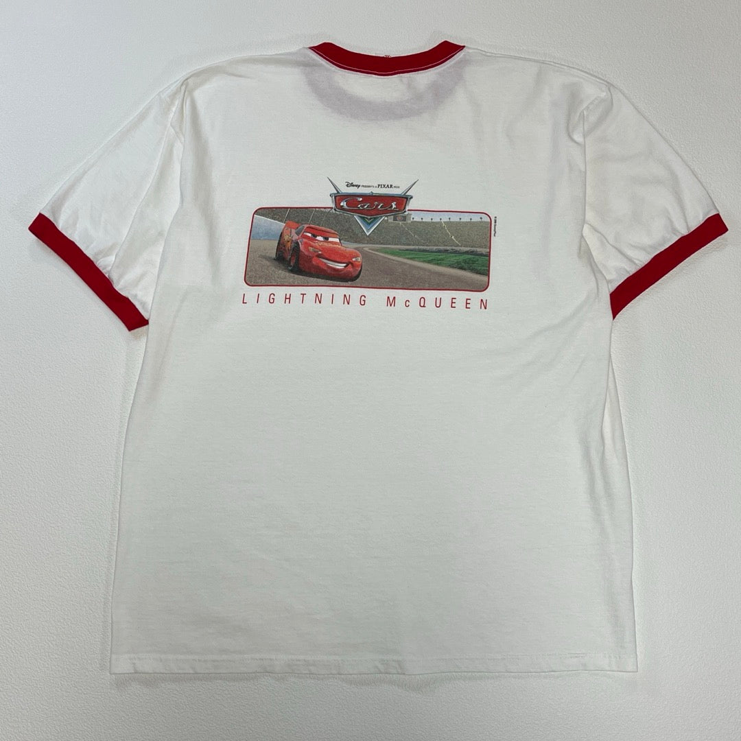 00s Disney Pixar cars T-Shirt Movie 2006 anvil / Tシャツ リンガー