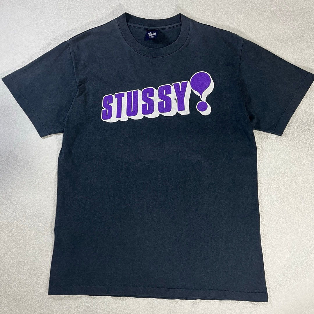 00s Stussy T-Shirt Made in USA Logo / Tシャツ 紺タグ シンプルロゴ