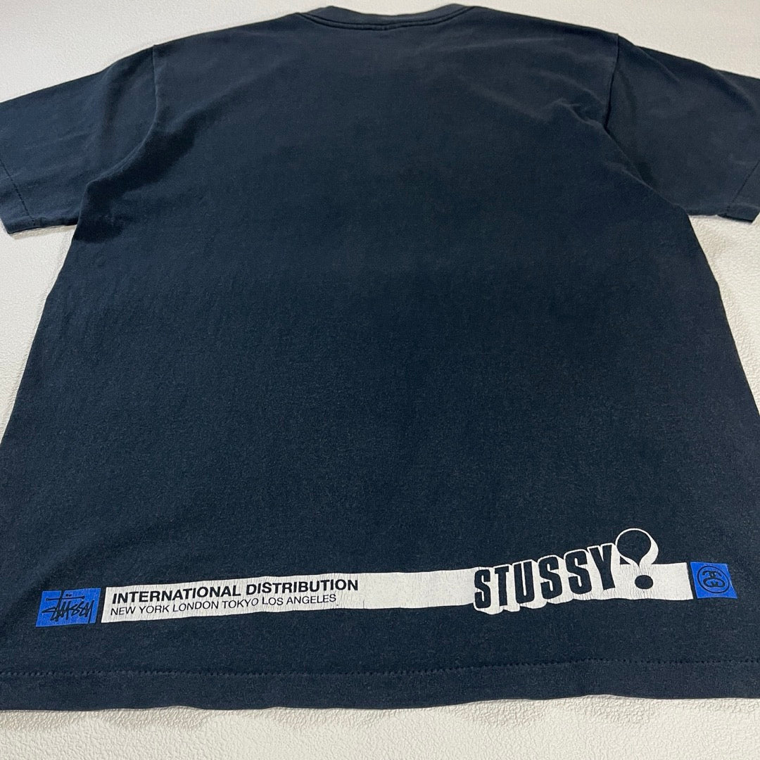 00s Stussy T-Shirt Made in USA Logo / Tシャツ 紺タグ シンプルロゴ