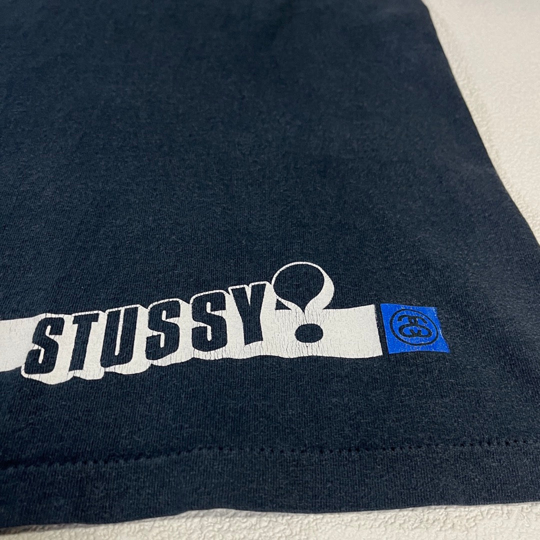 00s Stussy T-Shirt Made in USA Logo / Tシャツ 紺タグ シンプルロゴ