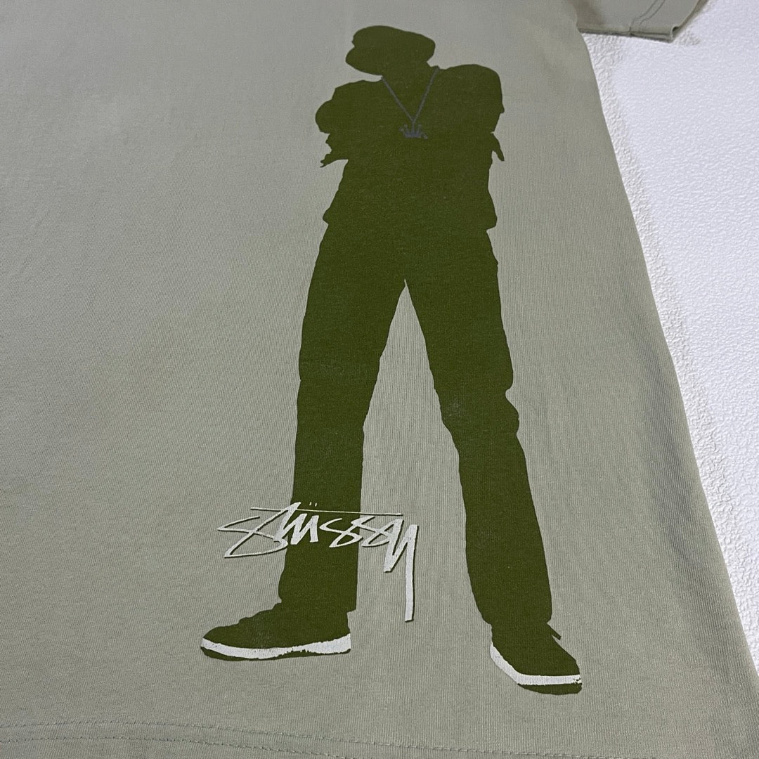 00s Stussy T-Shirt Hip Hop Mexico / Tシャツ 黒タグ メキシコ ヒップホップ
