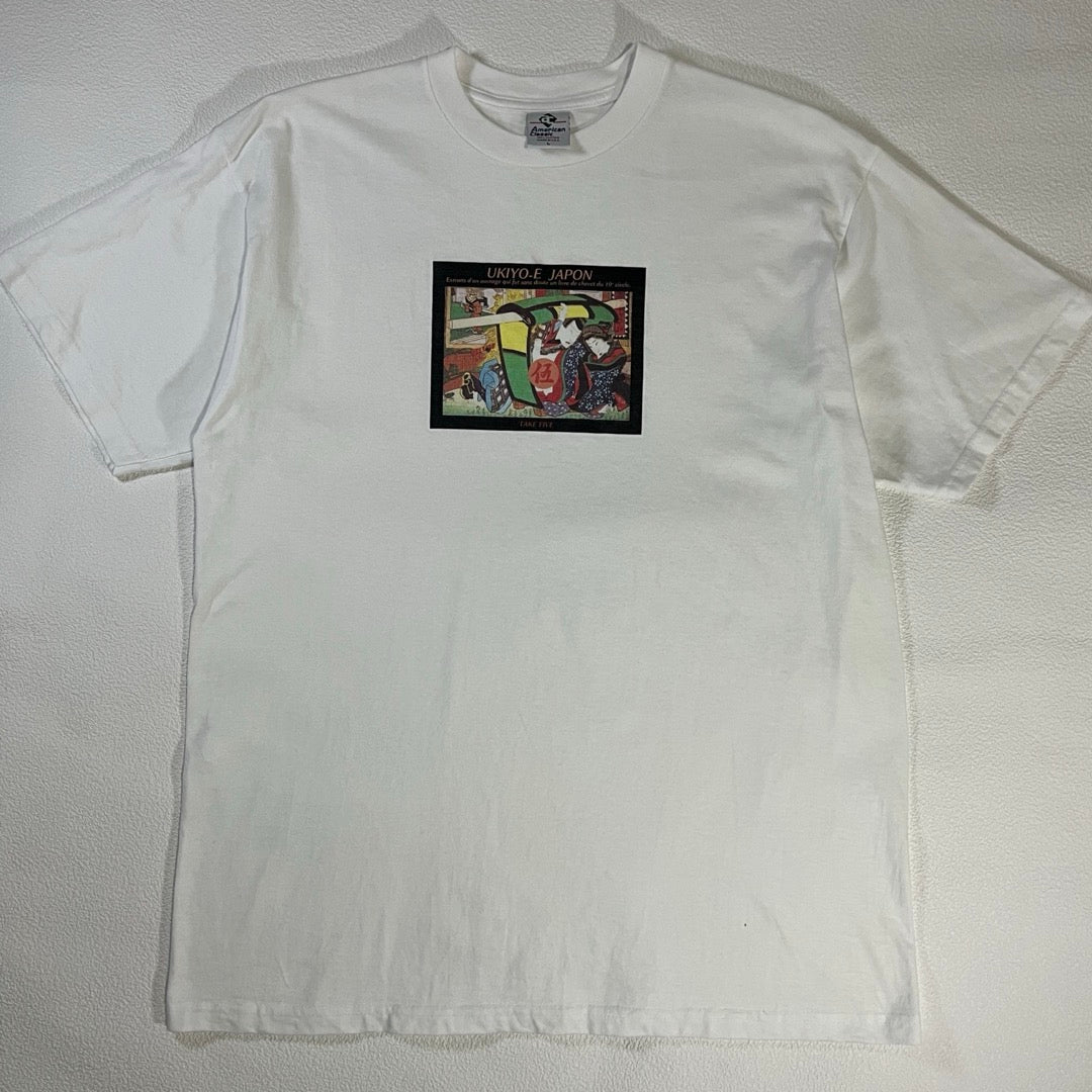 90s ukiyoe  T-Shirt Art Made in USA / 浮世絵 Tシャツ アート 日本 アメリカ製