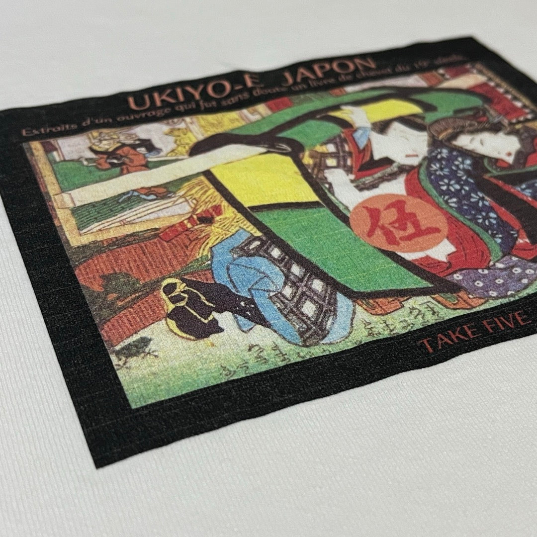 90s ukiyoe  T-Shirt Art Made in USA / 浮世絵 Tシャツ アート 日本 アメリカ製
