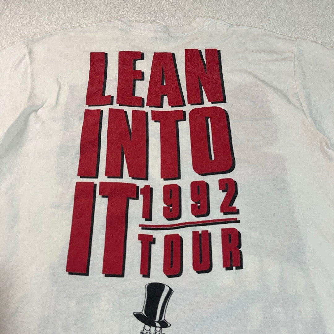 MR BIG T-Shirt lean into it tour 1992 / 90s Made in USA シングルステッチ Tシャツ Hanes