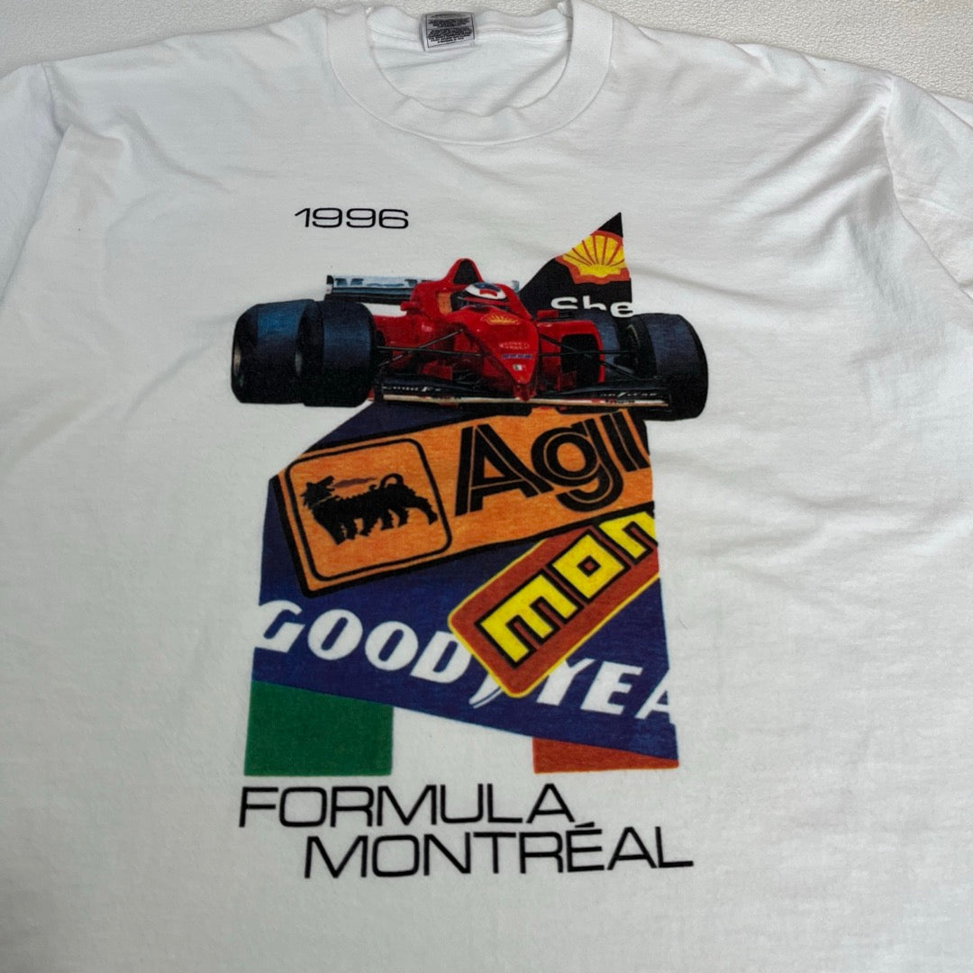 90s Foumula 1 T-Shirt F1 Ferrari Made in Canada / Tシャツ マルボロ カナダ製