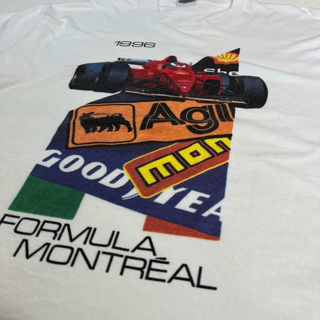 90s Foumula 1 T-Shirt F1 Ferrari Made in Canada / Tシャツ マルボロ カナダ製