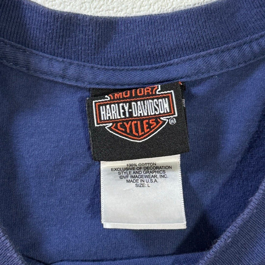 00s Harley Davidson T-Shirt Made in USA Florida 2008  / Tシャツ ワニ アメリカ製