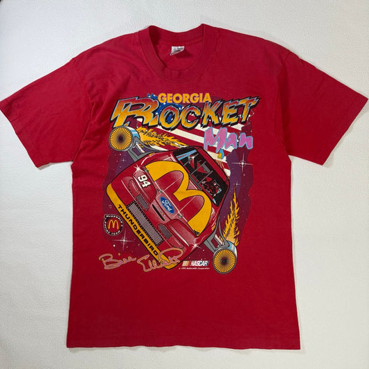 90s NASCAR T-Shirt McDonald's Racing Team Bill Elliott / Tシャツ マクドナルド ビルエリオット
