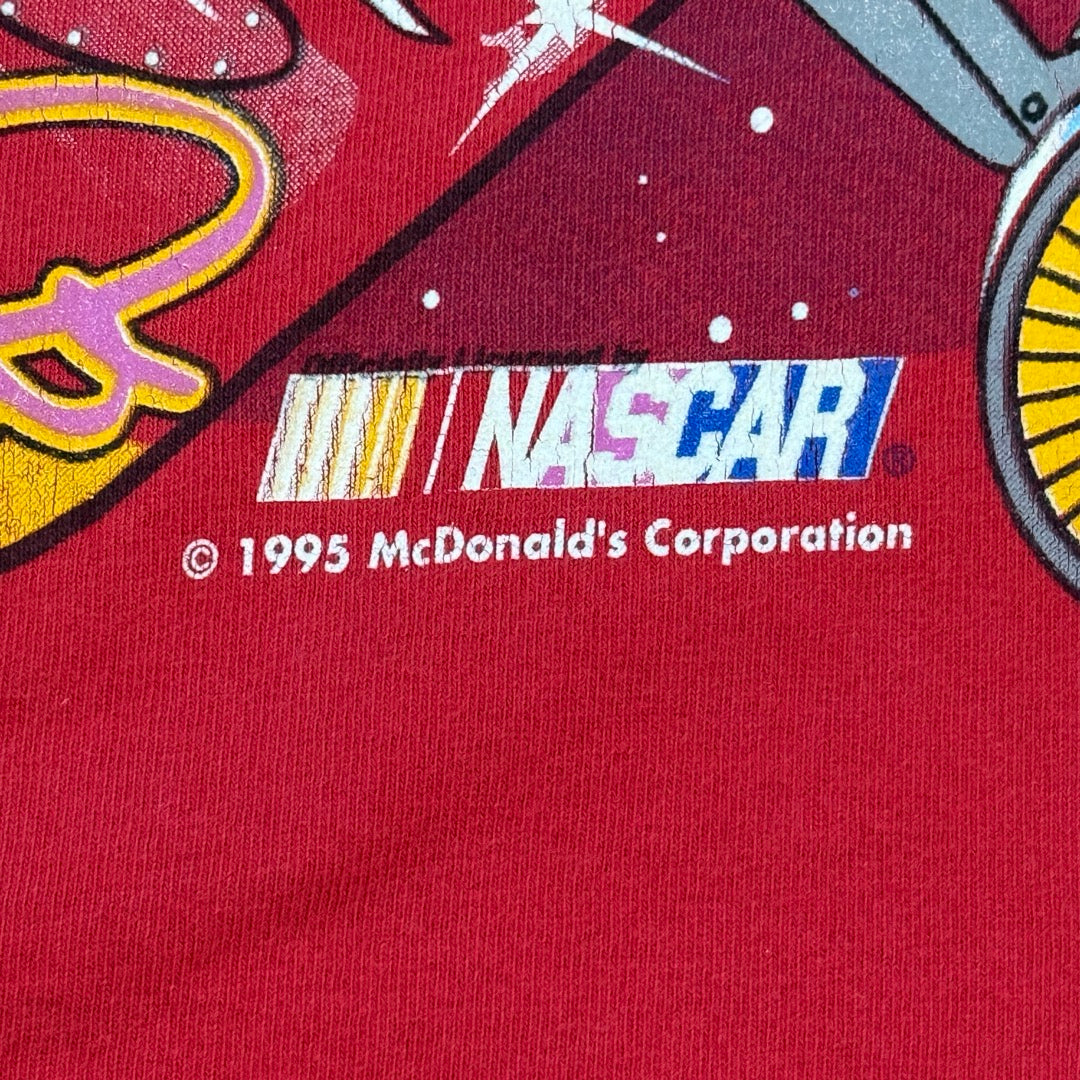 90s NASCAR T-Shirt McDonald's Racing Team Bill Elliott / Tシャツ マクドナルド ビルエリオット