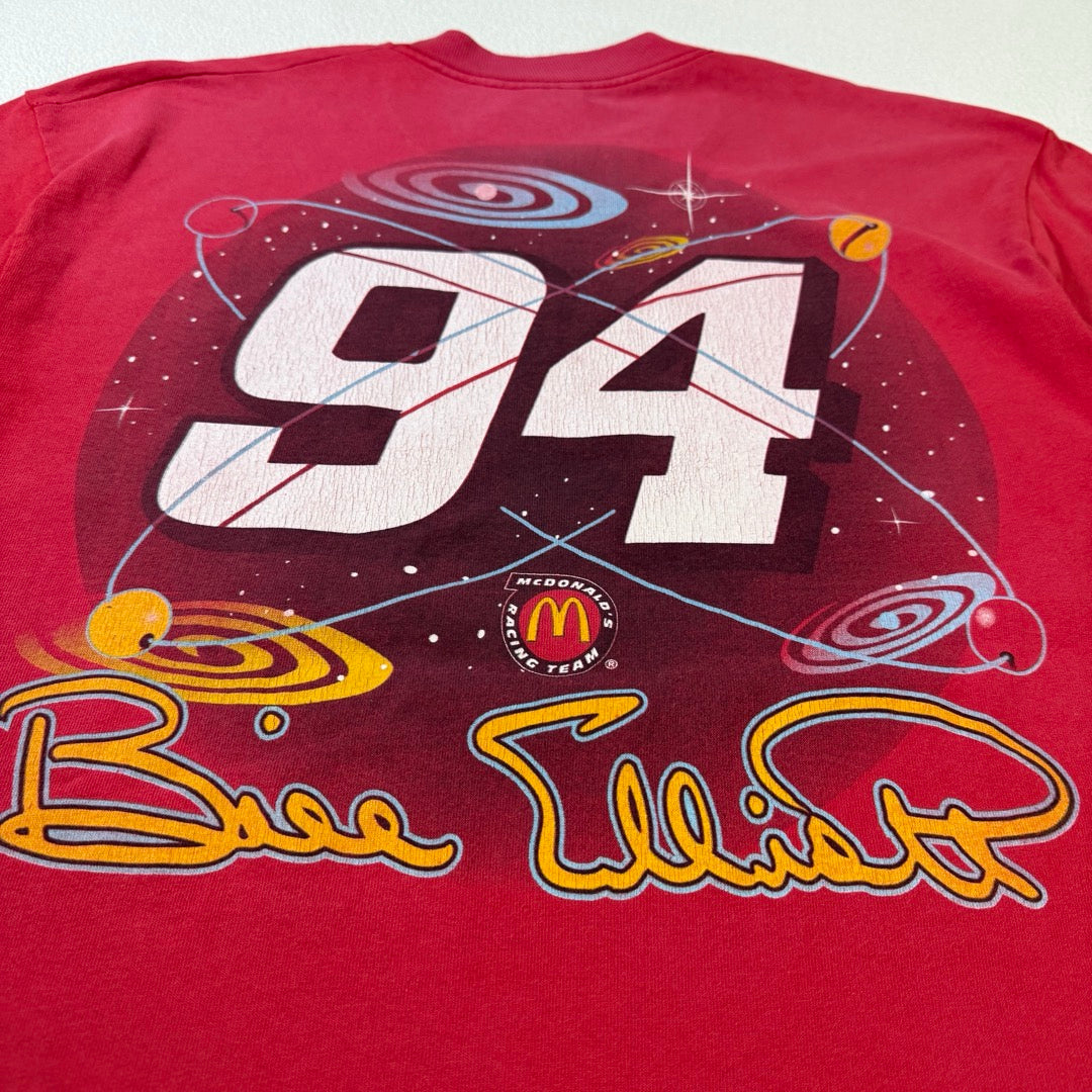 90s NASCAR T-Shirt McDonald's Racing Team Bill Elliott / Tシャツ マクドナルド ビルエリオット