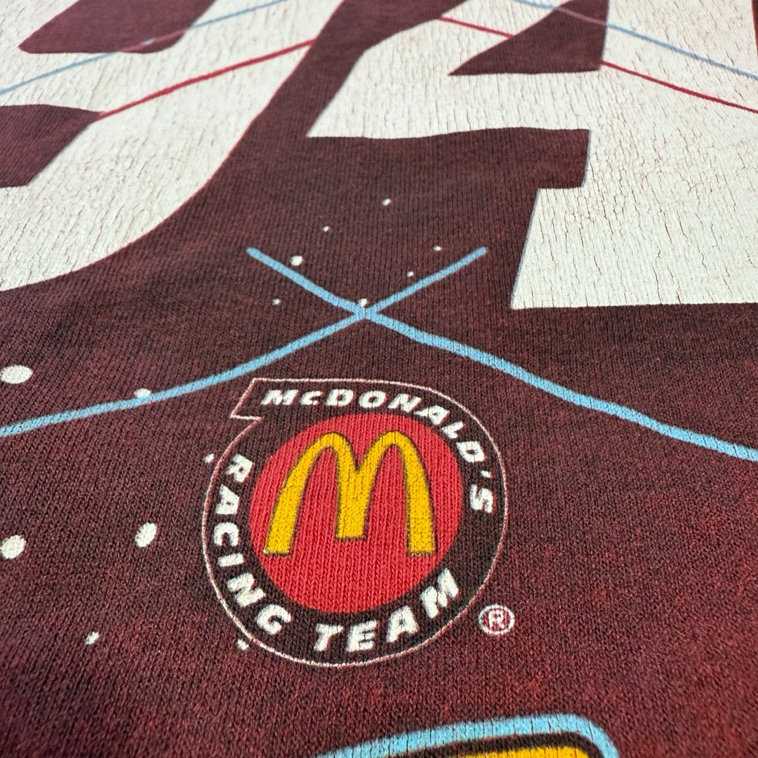 90s NASCAR T-Shirt McDonald's Racing Team Bill Elliott / Tシャツ マクドナルド ビルエリオット