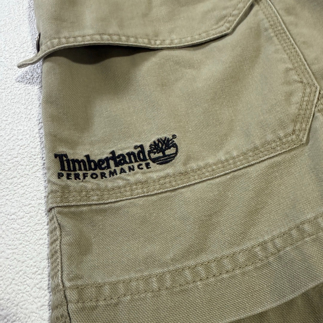Timberland Cargo Shorts / 90s ショーツ ショートパンツ カーゴ 刺繍 アップ