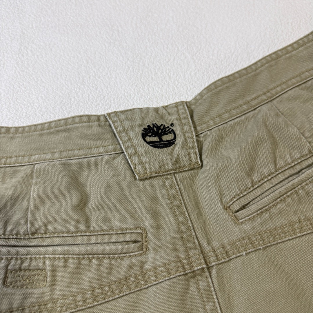 Timberland Cargo Shorts / 90s ショーツ ショートパンツ カーゴ 背面 ロゴ アップ