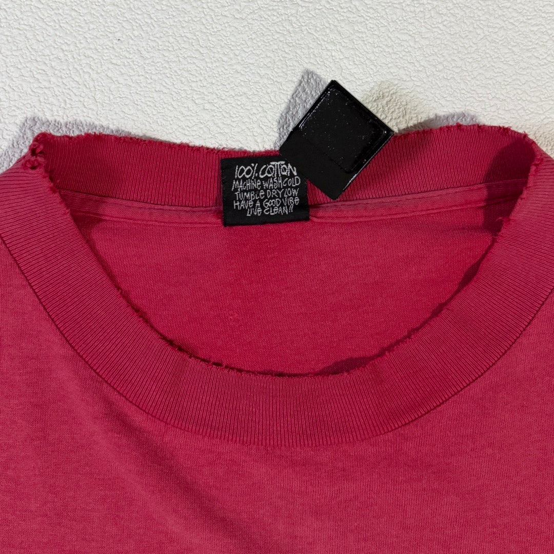 80s Stussy T-Shirt logo surtman / ショーンフォントロゴ Tシャツ サーフマン ダメージ 雰囲気