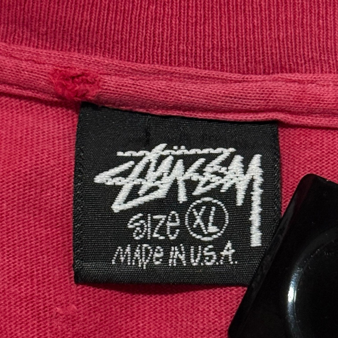 80s Stussy T-Shirt logo surtman / ショーンフォントロゴ Tシャツ サーフマン ダメージ 雰囲気