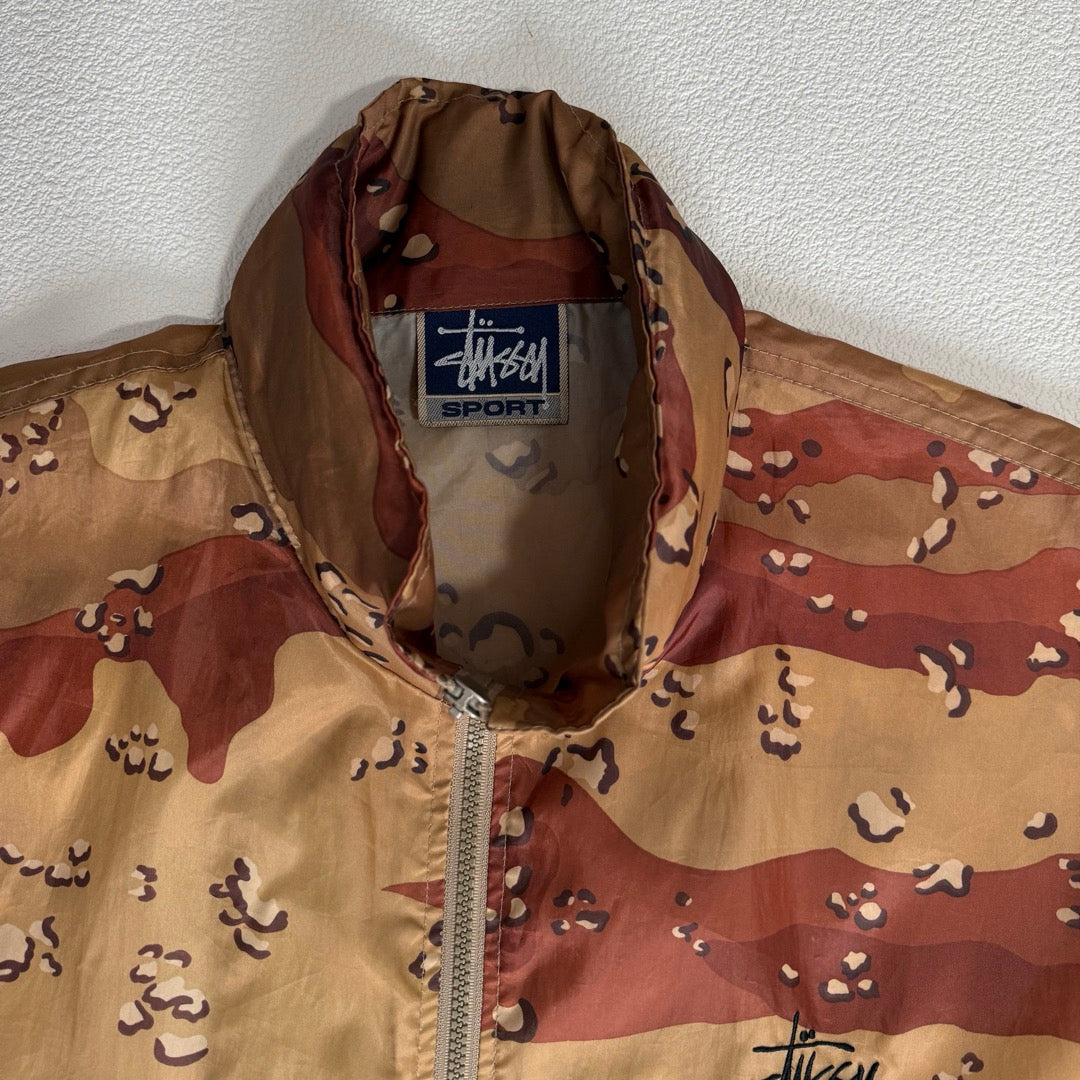 90s-00s Old Stussy Nylon Vest camouflage / ナイロンベスト カモフラージュ