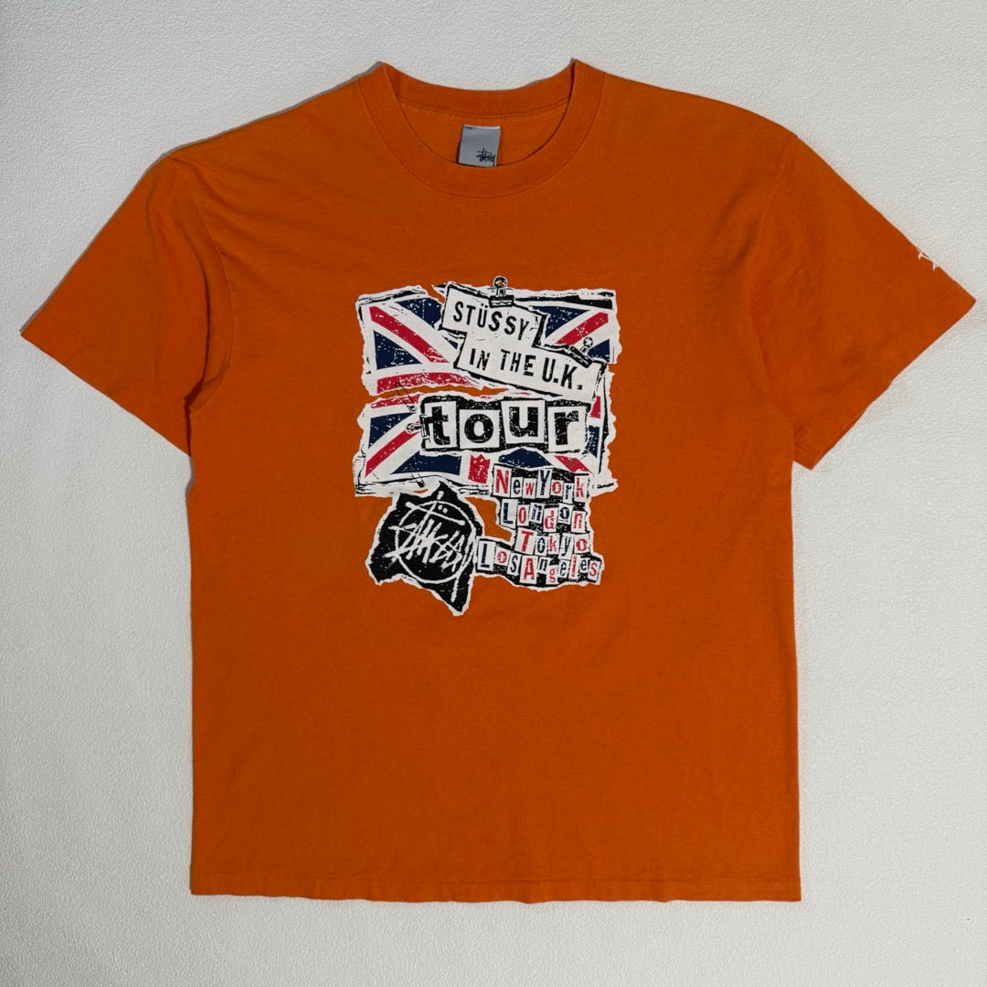 00s Stussy T-Shirt Sex Pistols Made in USA / Tシャツ 銀タグ ピストルズパロディ アメリカ製