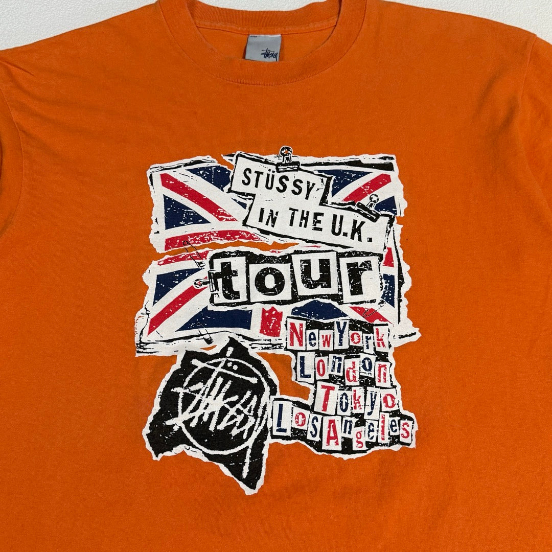 00s Stussy T-Shirt Sex Pistols Made in USA / Tシャツ 銀タグ ピストルズパロディ アメリカ製