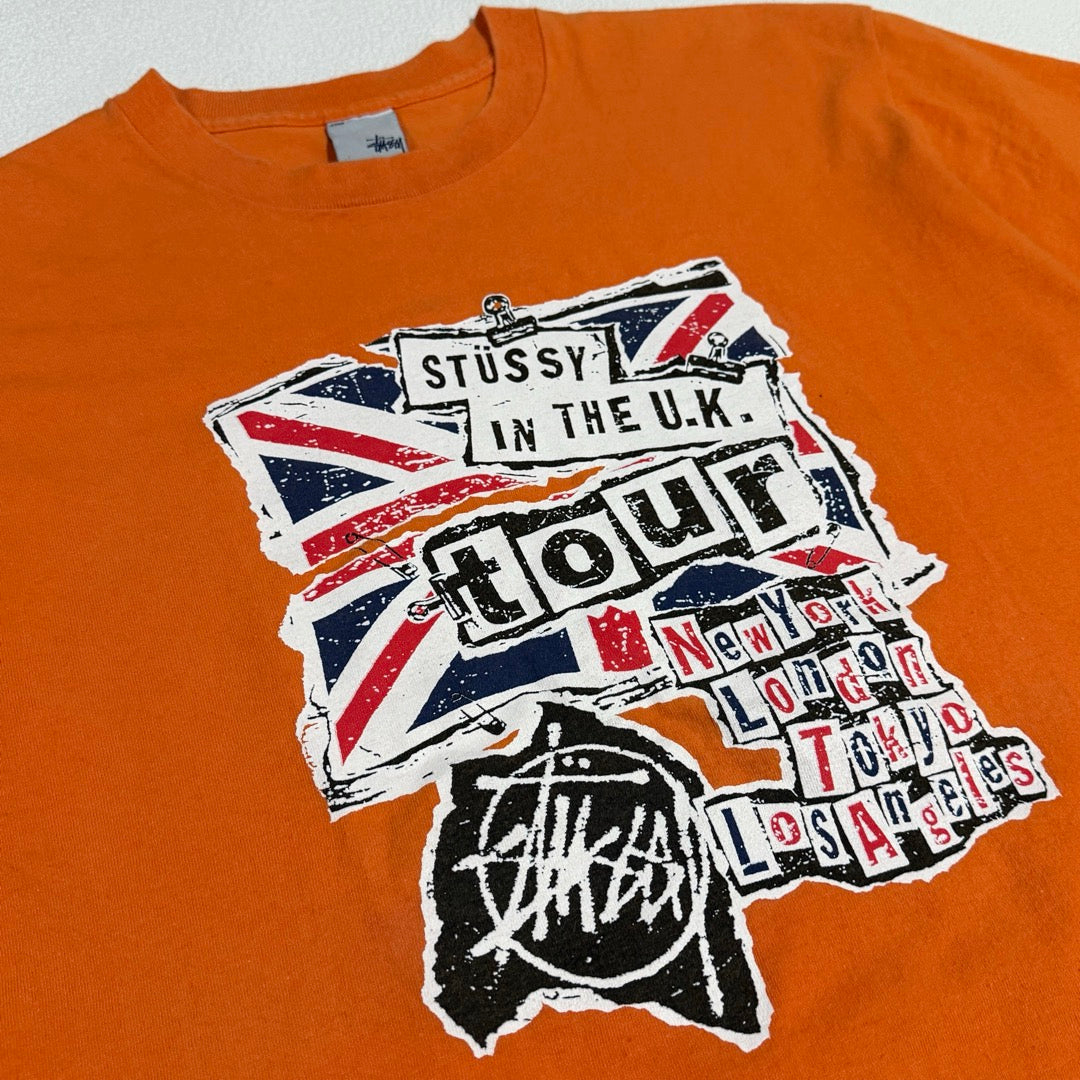 00s Stussy T-Shirt Sex Pistols Made in USA / Tシャツ 銀タグ ピストルズパロディ アメリカ製