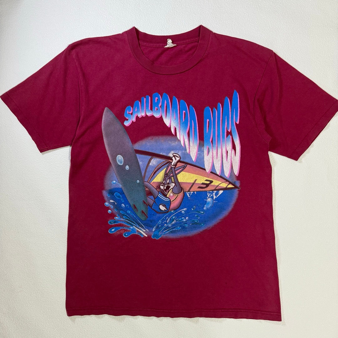 90s Looney Tunes Bugs Bunny  T-Shirt Made in USA  / Tシャツ バックス・バニー コピーライト入り キャラクター大判プリント