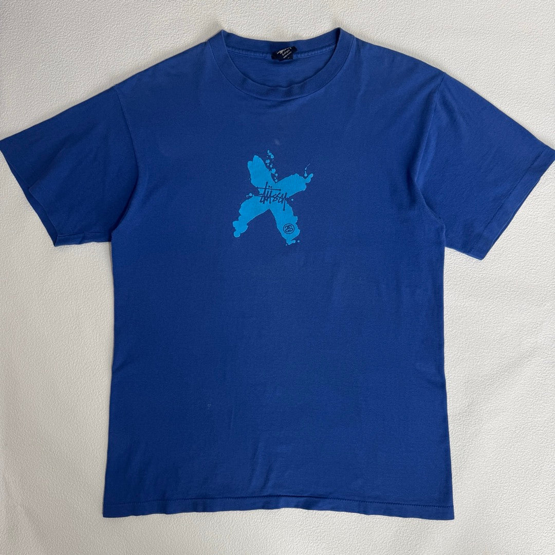 00s Stussy T-Shirt SSLink Made in USA Cross Fade / Tシャツ アメリカ製 シングルステッチ フェード