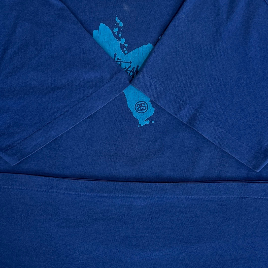 00s Stussy T-Shirt SSLink Made in USA Cross Fade / Tシャツ アメリカ製 シングルステッチ フェード