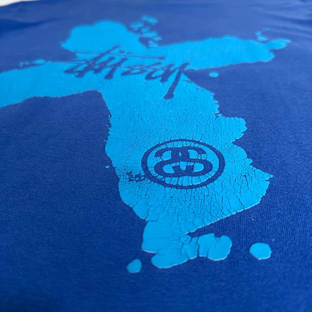 00s Stussy T-Shirt SSLink Made in USA Cross Fade / Tシャツ アメリカ製 シングルステッチ フェード