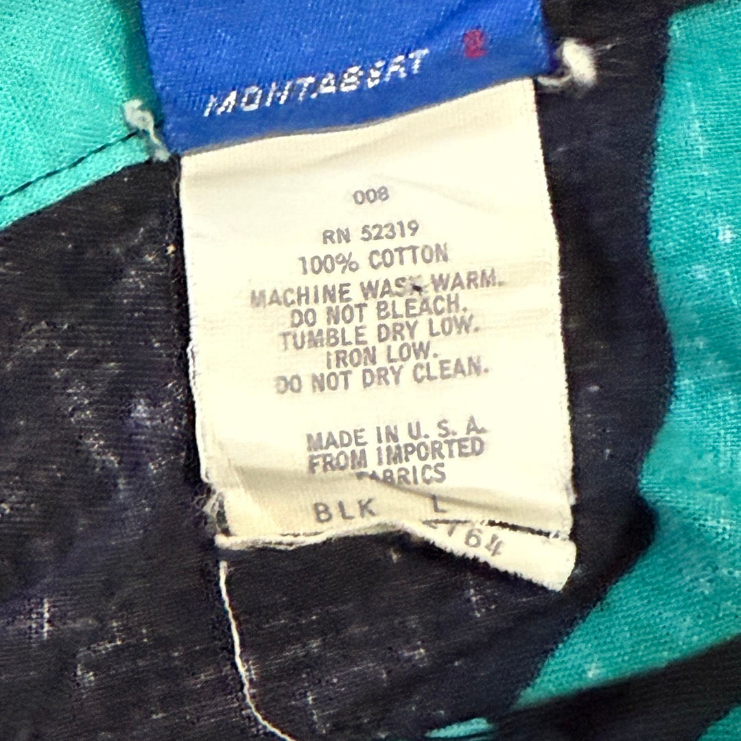 80s-90s Ocean pacific pull over shirt Made in USA / ハーフボタンシャツ 総柄