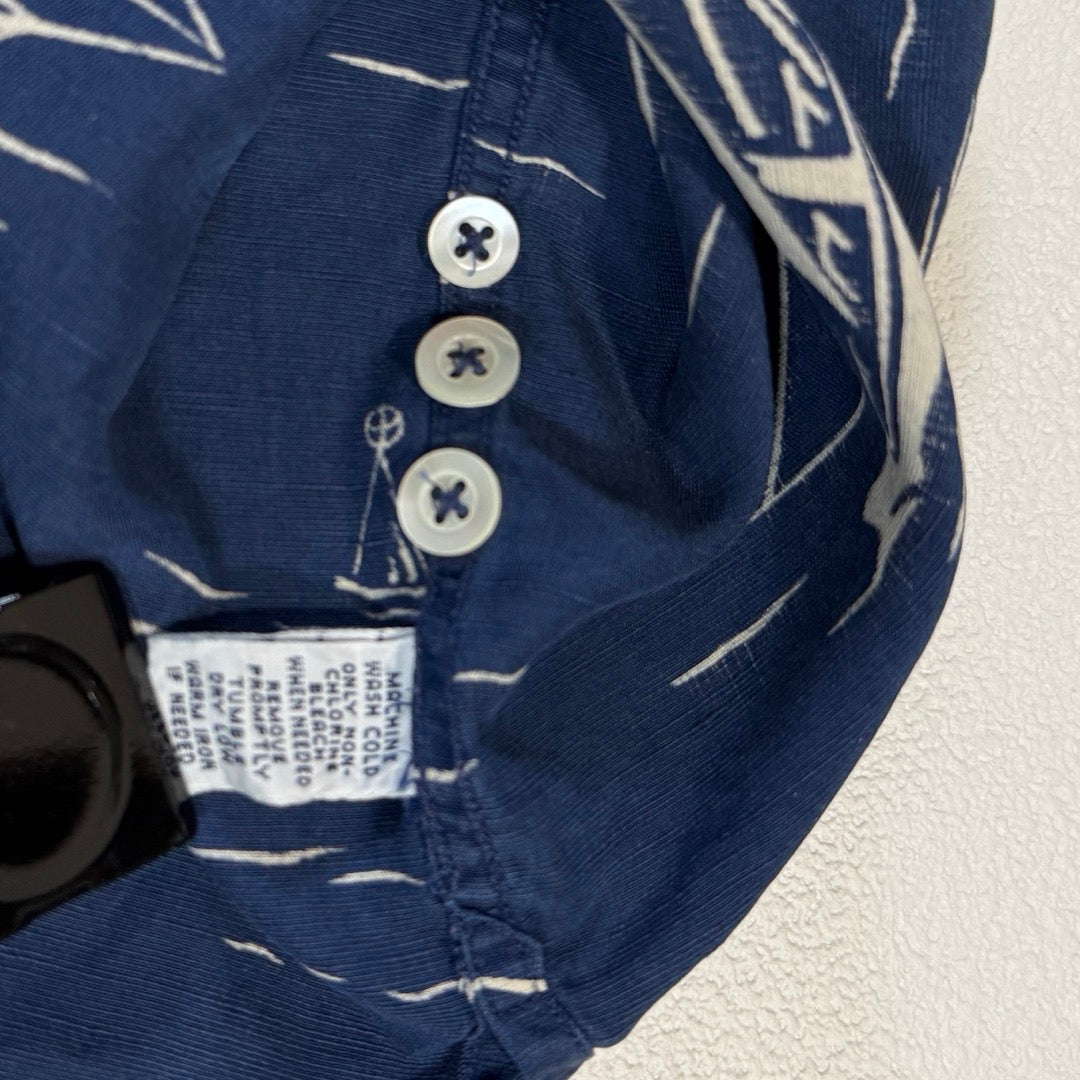 90s Polo RalphLauren Aloha Shirt silk linen / ラルフローレン アロハシャツ シルクリネン