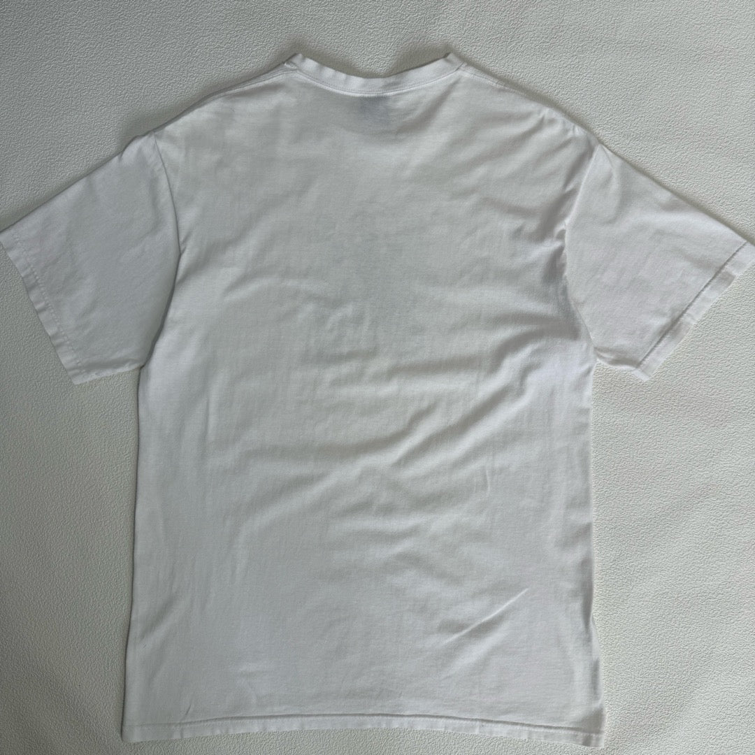 00s Stussy T-Shirt Made in Mexico Biker  / Tシャツ 紺タグ バイカー