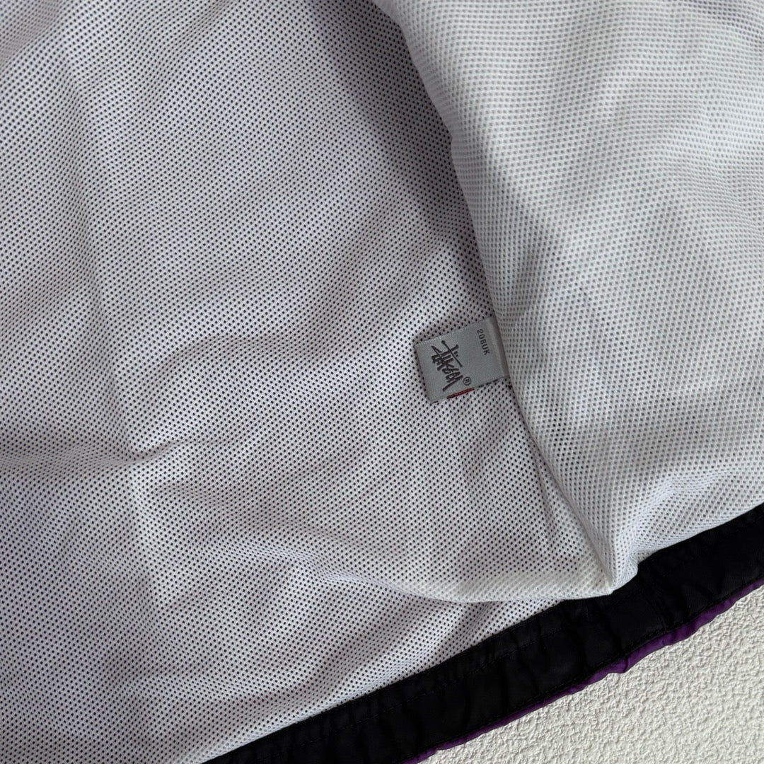 00s Stussy Nylon jacket purple authentic gear / ナイロンブルゾン
