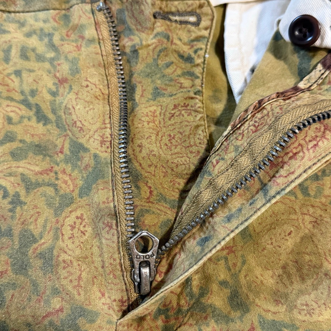 90s POLO RalphLauren Short Pants flower / ショートパンツ ペイズリー フラワー