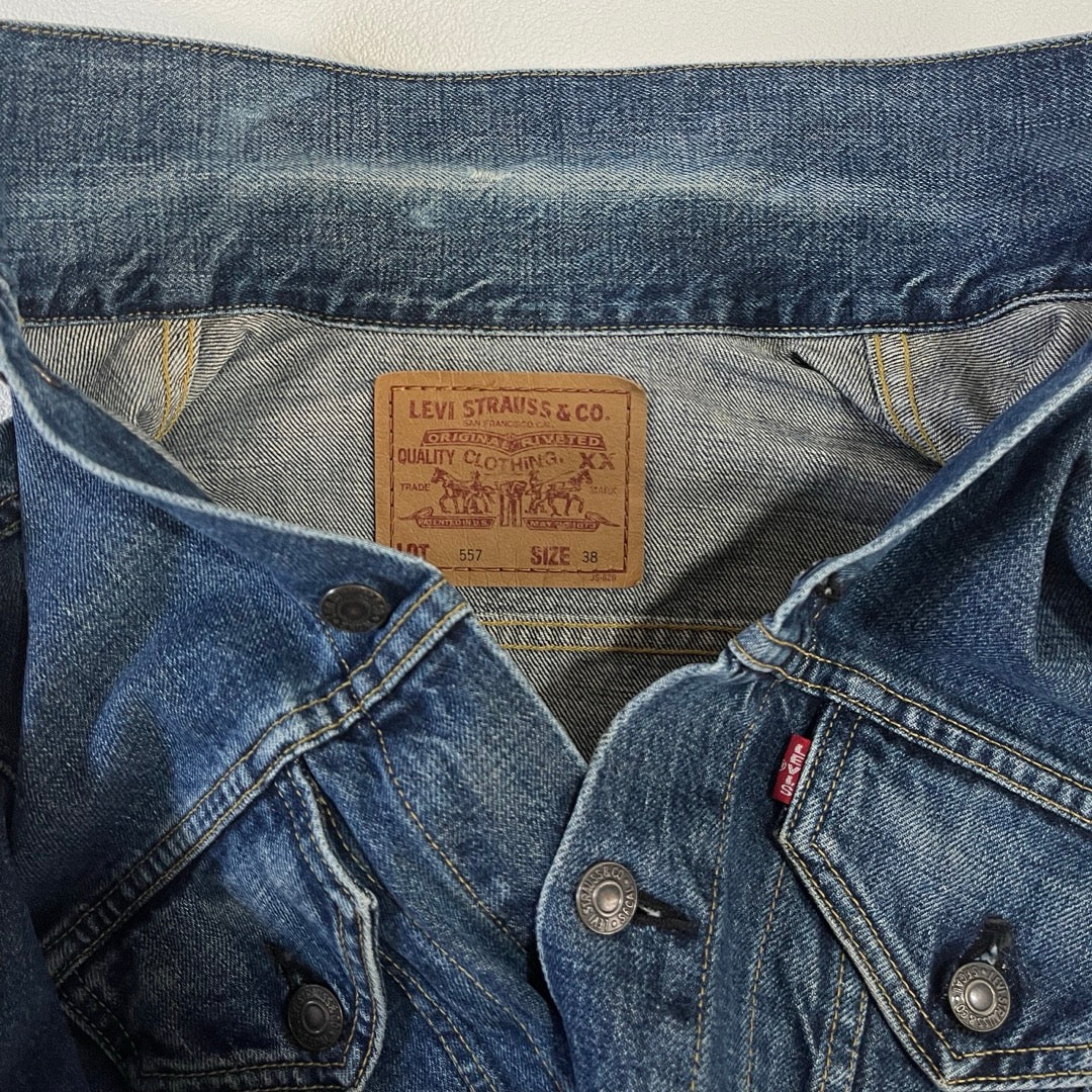 90s Levi’s 557 denim jacket Outer Made in Japan / デニムジャケット トラッカー 日本製