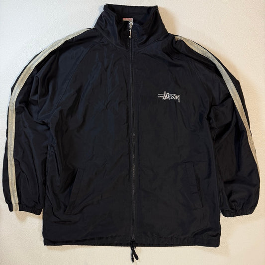 90s Stussy Nylon Blouson Jacket Made in USA / ナイロンブルゾン 白タグ アメリカ製