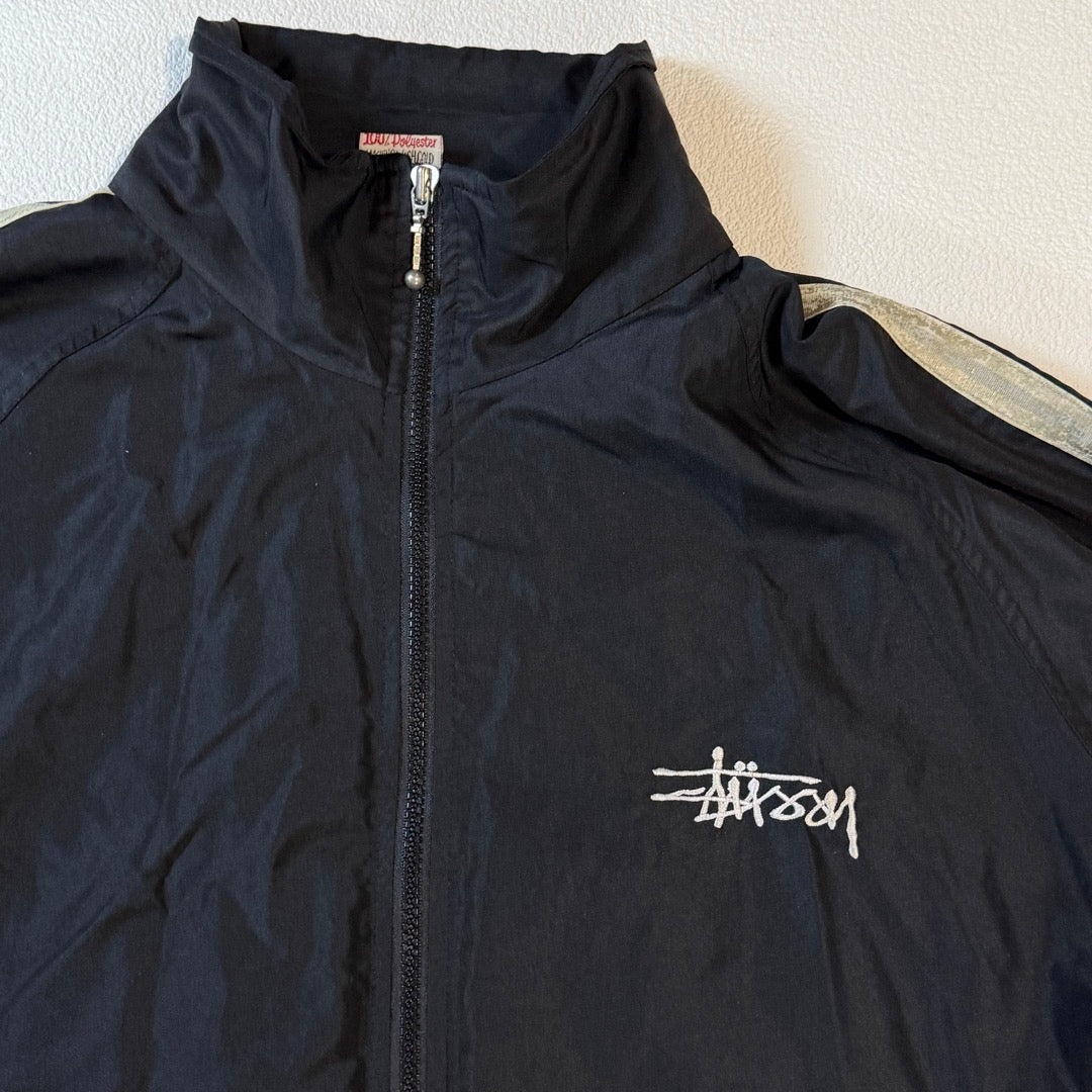 90s Stussy Nylon Blouson Jacket Made in USA / ナイロンブルゾン 白タグ アメリカ製