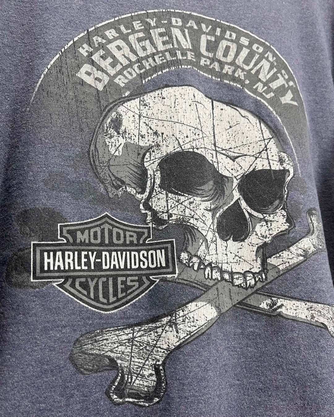 00s HARLEY DAVIDSON T-Shirt Skull Made in USA / Tシャツ アメリカ製 スカル ドクロ