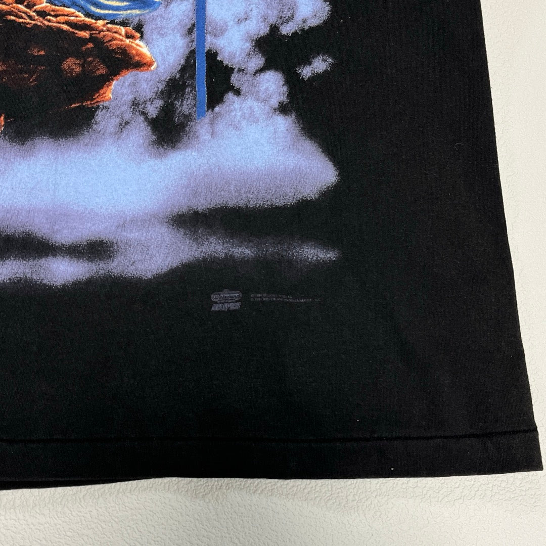 90s Meat Loaf Hysteria T-Shirt hard rock Made in USA Hanes  / Tシャツ ハードロック USA製 ヘインズ