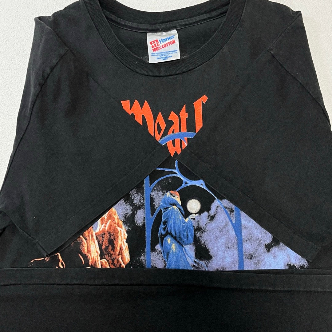 90s Meat Loaf Hysteria T-Shirt hard rock Made in USA Hanes  / Tシャツ ハードロック USA製 ヘインズ