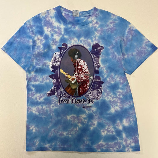 90s Jimi Hendrix T-Shirt 1998 delta Rock / Tシャツ タイダイ ロック
