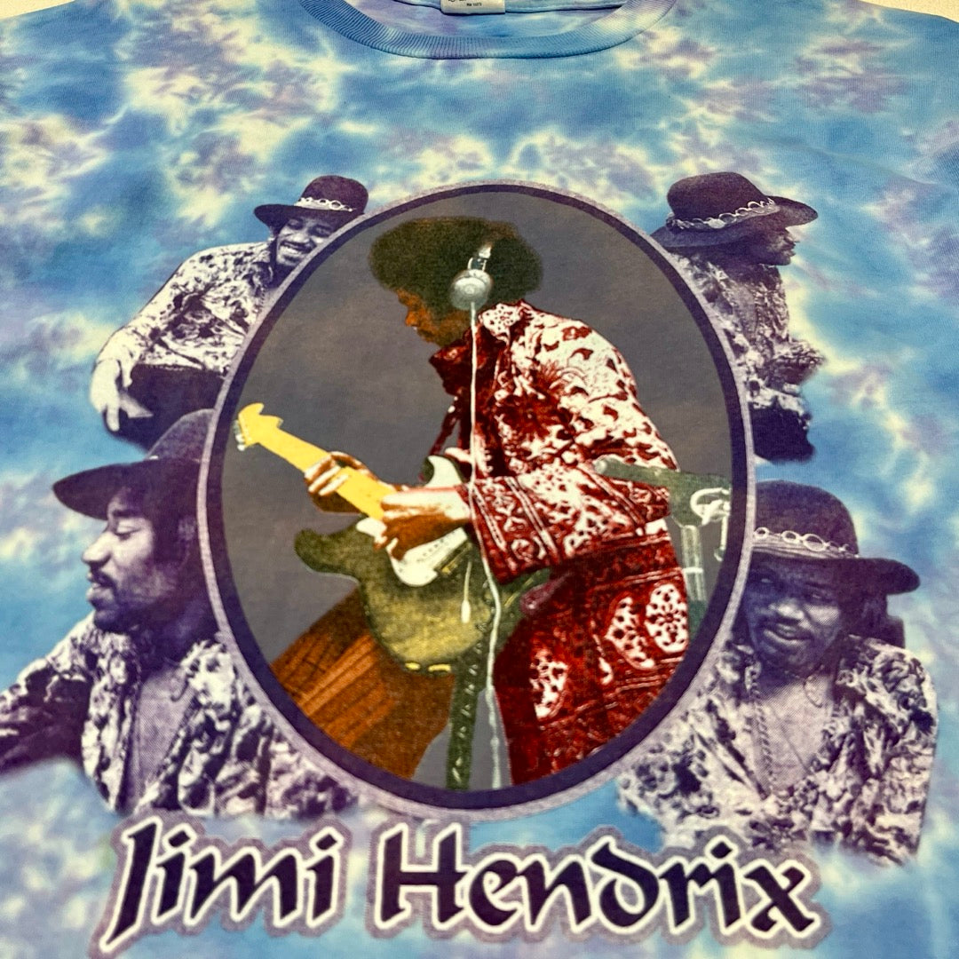 90s Jimi Hendrix T-Shirt 1998 delta Rock / Tシャツ タイダイ ロック