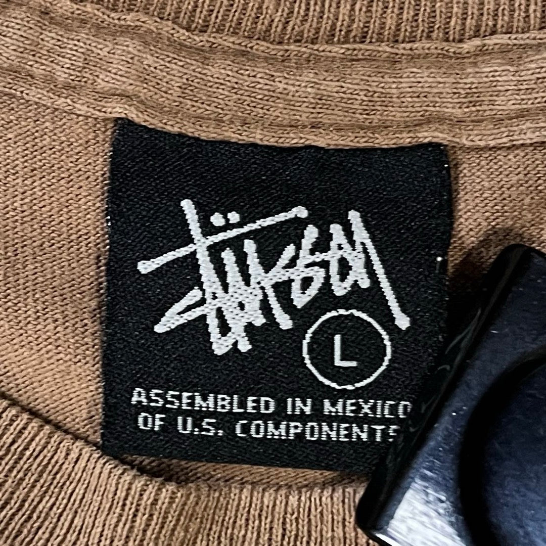 00s Stussy T-Shirt Mexico / 25周年 ラメプリント グリッター メキシコ