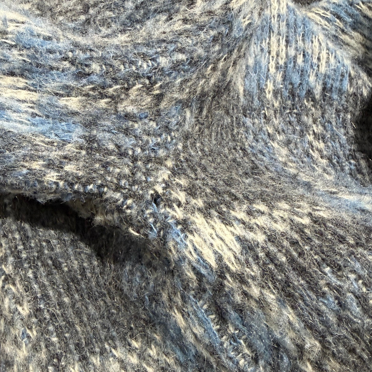 60s Rob Scot Mohair Cardigan Check pattern / モヘアカーディガン