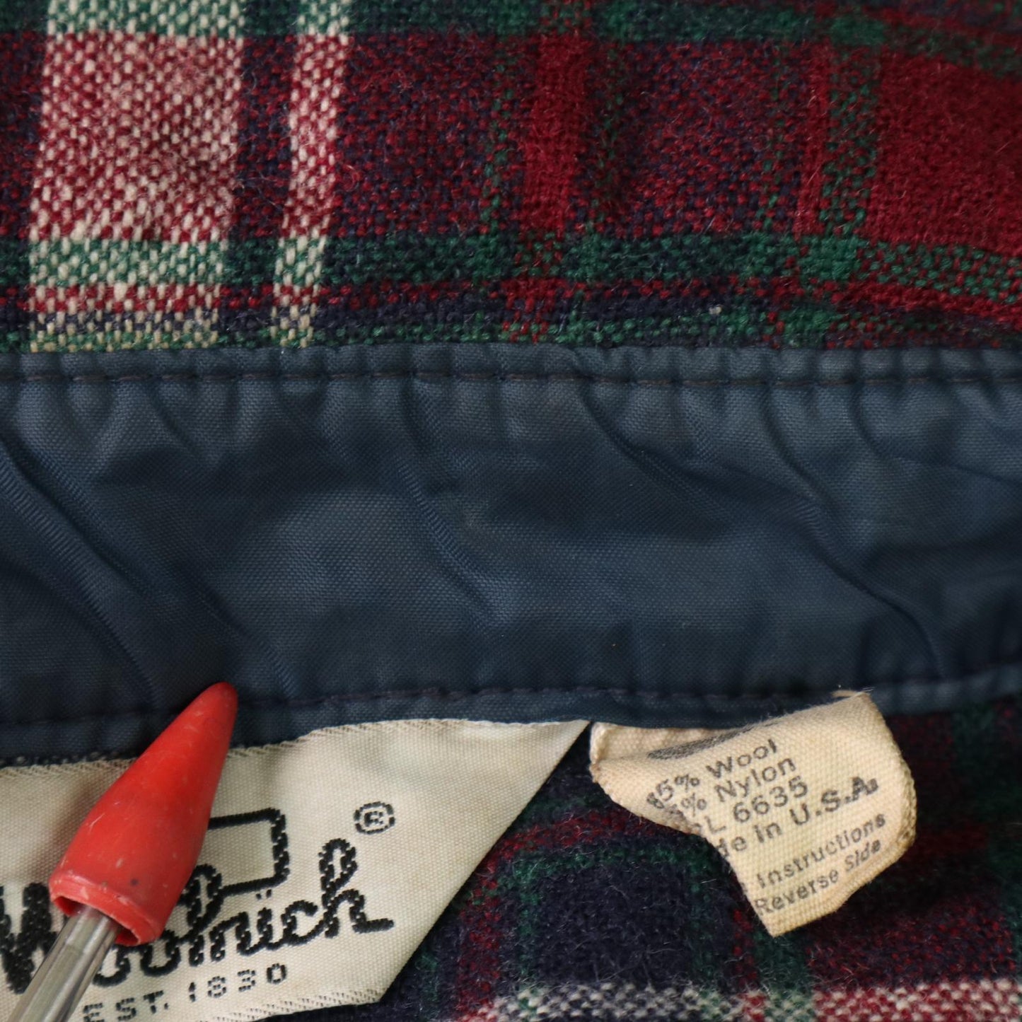 70s Woolrich Check pattern Wool Shirt / ウールリッチ チェックウールシャツ