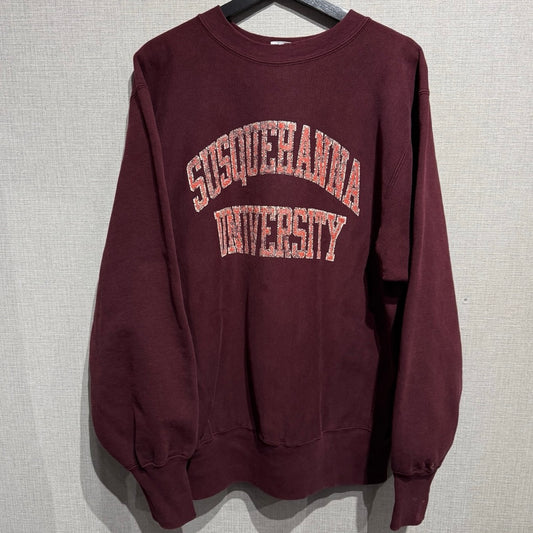 90s Champion REVERSE WEAVE Sweat "SUSQUEHANNA UNIVWERSITY" / チャンピオン　リバースウィーブ　エンジ