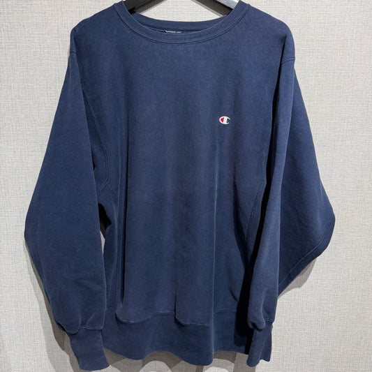 90s Champion REVERSE WEAVE Sweat Solid Navy / チャンピオン　リバースウィーブ