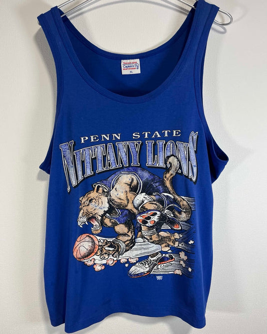 90s Nittany Lions tank top basketball team USA / タンクトップ 大学