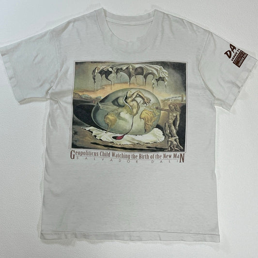 90s Salvador Dali T-Shirts Art 1995-1996 museum / Tシャツ シングルステッチ ダリ アート